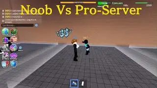 PLAYING AS A NOOB IN PRO SERVERS IN ( ROBLOX FIGHT IN A SCHOOL )