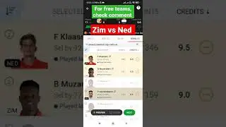 Zim vs ned dream11 prediction today || zim vs ned match prediction #shorts #netherlands #t20worldcup