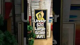This Under $20 Thrifted Art Makes My Entryway Feel Eclectic 🎨 #frugalliving