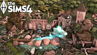 Hidden Fairy Cave | Enchanted by Nature | The Sims 4 | Stop Motion Speed Build | No CC