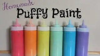The best diy puffy paint recie||diy homemade puffy paint||how to make puffy paint at homelldiy paint