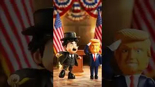 Champlin Meets Donald Trump 😂 | Funny Slapstick Comedy Skit #entertainment #funny #animation