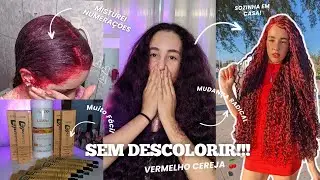 Transformei Meu Cabelo com Vermelho Cereja Sozinha – Sem Descolorir! 0.66+7.44