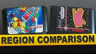 Klax for Sega Genesis (Region Comparison)