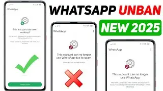 This account can no longer use WhatsApp Problem New Solution 2025 | Whatsapp Unbanned 2025