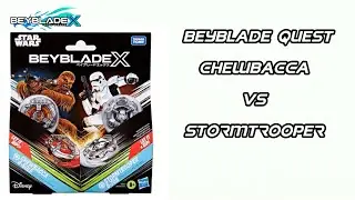 Star Wars x Beyblade X &ndash; Chewbacca 4-80LF vs Stormtrooper 5-70B! | Collab Review