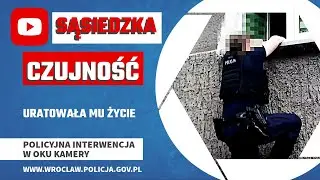 Dzięki sąsiedzkiej czujności, policjanci uratowali mu życie