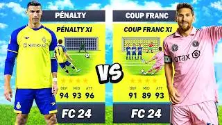 Tireurs de COUP FRANC vs. Tireurs de PENALTY ! (Messi affronte Ronaldo)