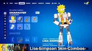 ЛУЧШИЕ КОМБИНАЦИИ ОБЛИКОВ ЛИЗЫ СИМПСОН (THE SIMPSONS x FORNITE!)