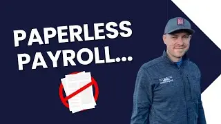 Operating a completely paperless payroll business