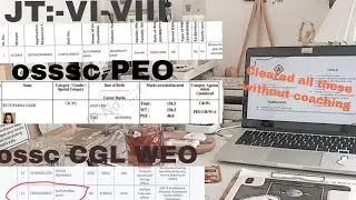 CRACK OSSC CGL EXAM IN ONE GO| MY OWN STRATEGY,SOURCES & MENTORS THAT I FOLLOWED #ossc#osssc#cgl#yt