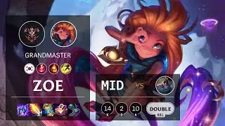 Zoe Mid vs Yasuo - KR Grandmaster Patch 10.24