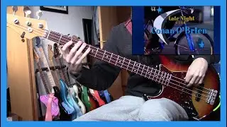 Late Night with Conan O'Brien (bass cover)