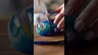 Planet & Block Slime Slice | AI ASMR #Shorts