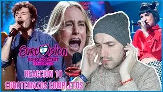 REACCIÓN a 10 EUROTEMAZOS COMPLETOS - EUROVISION 2019 SPAIN OT 2018 🇪🇸 I edusanzmurillo