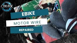 Ebike motor wire repair #bike #ebike #repair #services #foryou