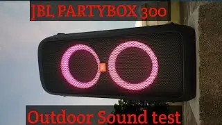 JBL PARTYBOX 300 SOUND TEST