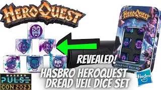 Hasbro HeroQuest Dread Veil Dice Set Revealed At Hasbro PulseCon 2023!