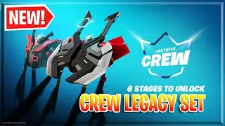 Fortnite Crew Legacy Set Trailer & Reveal | Protocol Back Bling & Zen Axe Pickaxe