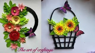 Diy amazing wall decor craft idea | home decor paper craft 