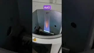 Flame Atomic Absorption Spectroscopy🔥🧪 #laboratory #lab #spectrometer #spectroscopy #chemistry #icp