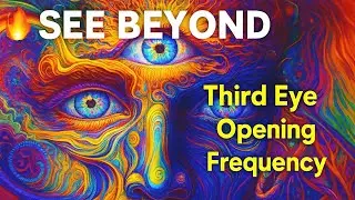 SEE BEYOND 👁 Third Eye Opening Frequency | Awaken Intuition & Connect With Your Soul Deeply Now ✨!!!