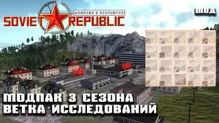 Коллекция модов третьего сезона + ветка исследований | Workers & Resources: Soviet Republic (моды)