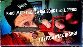 The Benchmade Necron should have been THIS! Litetech by JK Design #balisong #balisongflipping
