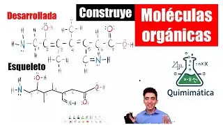 Cómo construir y representar moléculas orgánicas paso a paso | Forma desarrollada y esqueleto