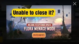 Unable to close patch notes on BGMI???? | Simple trick 😎