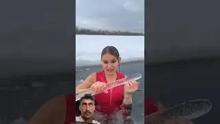 #fishing #swimming #mermaid #icequeen #winter #duet #mermaidpool #galkina_anechka