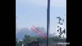 There was a projectile impact at the russian warehouse in Tavriysk.