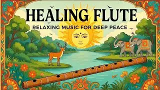 Healing Flute Music Indian 🌿 Relaxing for Deep Peace, Meditation & Healing