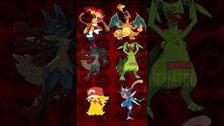 Top 6 strongest pokemons of ash Ketchum #pokemon #ashketchum