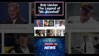 Bob Uecker The Legend of Mr  Baseball #bobuecker #baseballlegends #baseballlegend