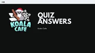 Koala Cafe Quiz Answers - 2021 | How to PASS your APPLICATION! [ROBLOX]