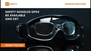 Prescription Safety Goggles GP04 | ANSI Z87 | RX Safety