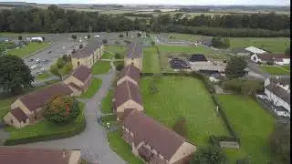 Aerial View of the Student Accommodation Village at Bishop Burton College