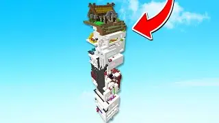 UNE MAISON REDSTONE 100% IND&Eacute;PENDANTE SUR 1 CHUNK 🤯