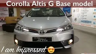 2017 Toyota Corolla Altis G Base Model Interior,Exterior Walkaround and Full Review