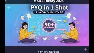 MAD1 Theory 2025 PYQ in 1 Shot | Score 90+ Easily | IITM BS