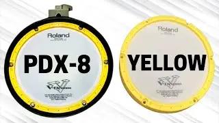 V-Drum Pad Roland PDX-8 Amarelo.