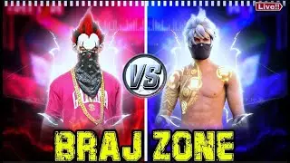 REGION PUSH  || Free Fire Live || Braj Zone Live || Live 203
