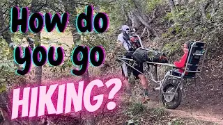 Family hikes always beat being at home in the wheelchair!