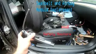 Tesla Model 3 Rebuild - Seatbelt and Airbag Module Replacement