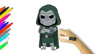 How to Draw Doctor Doom | Avengers Doomsday