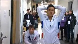 Florent Amodio & Brian Jubert / Euro Champs 2011 backstage