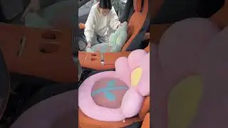 Get ready for this plush flower seat cushion if you're driving home for Chinese New Year! The