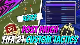 FIFA 21 *NEW* Attacking Formation!! | FUT 21 4222 Custom Tactics/Instructions! | POST PATCH
