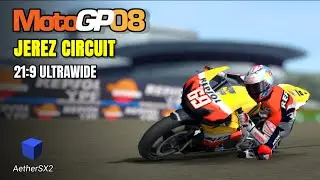 MotoGP 08 Jerez Circuit Ultrawide 21:9 Gameplay &ndash; PS2 Emulator on Android